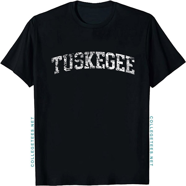 Tuskegee Arch Vintage Retro College Athletic Sports T-Shirt
