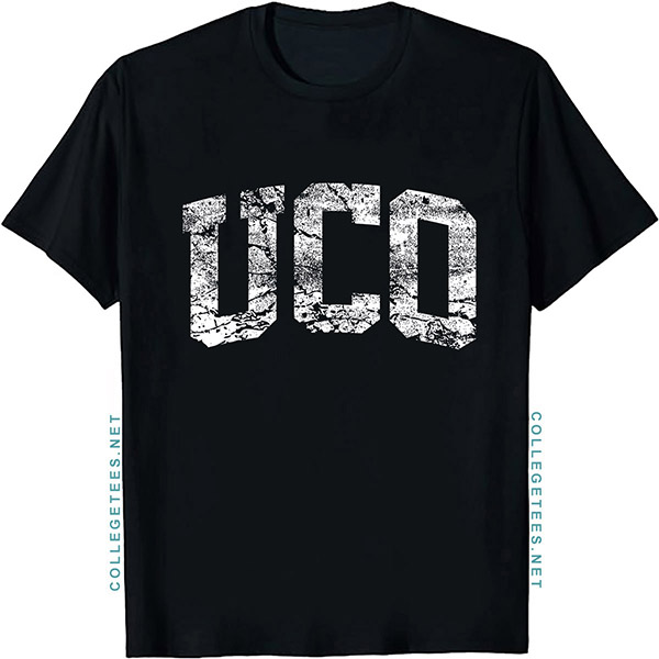 UCO Arch Vintage Retro College Athletic Sports T-Shirt