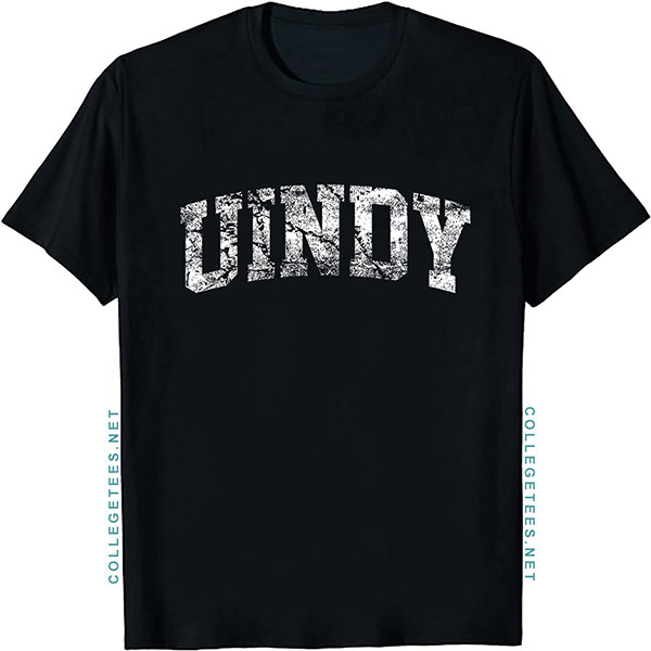 UIndy Arch Vintage Retro College Athletic Sports T-Shirt