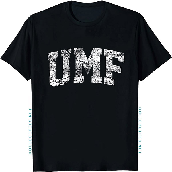 UMF Arch Vintage Retro College Athletic Sports T-Shirt