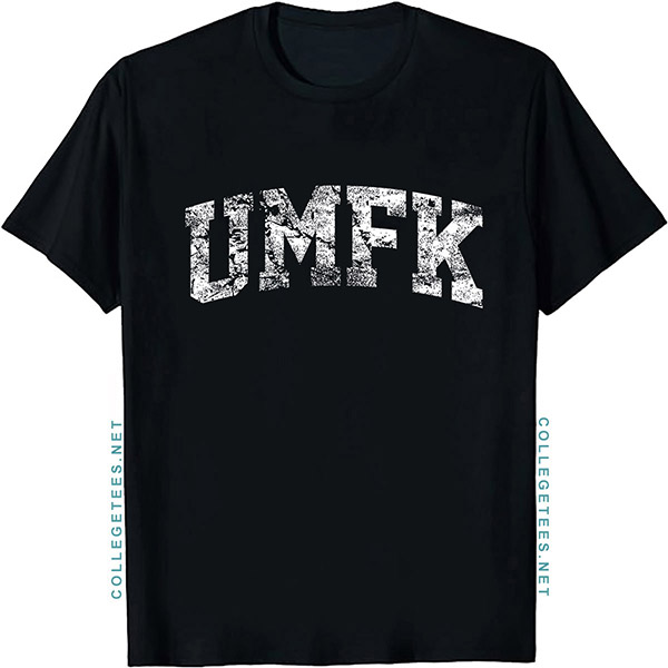 UMFK Arch Vintage Retro College Athletic Sports T-Shirt