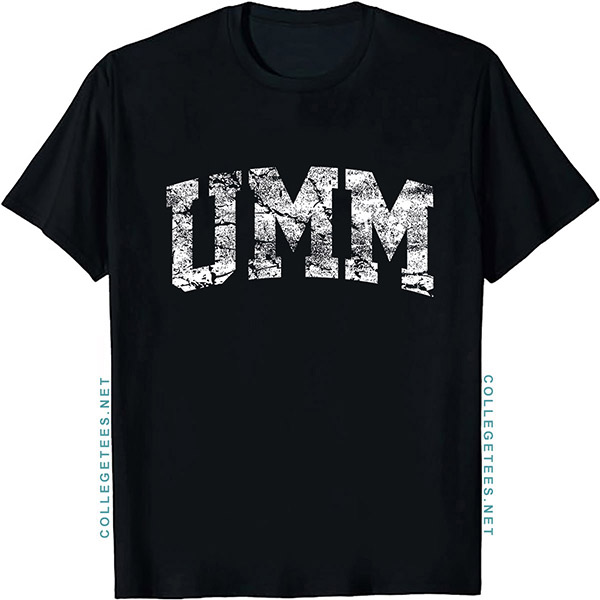 UMM Arch Vintage Retro College Athletic Sports T-Shirt