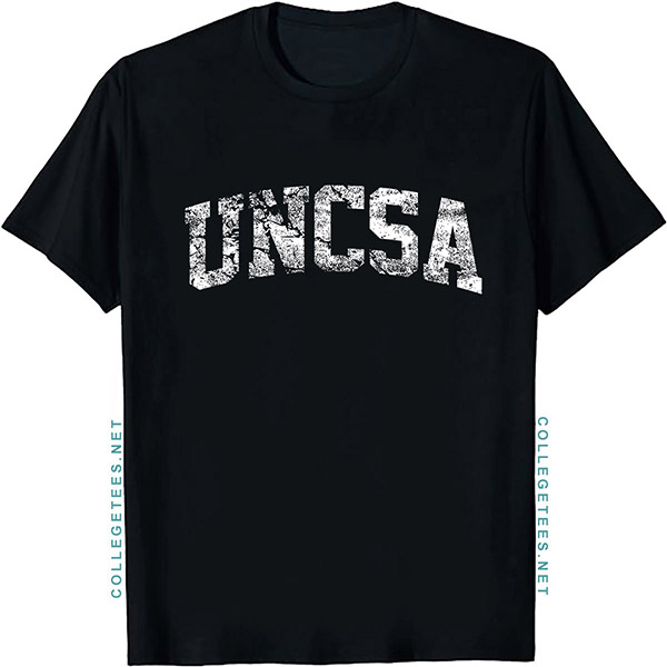 UNCSA Arch Vintage Retro College Athletic Sports T-Shirt