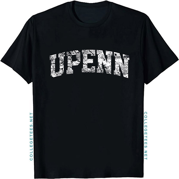 UPenn Arch Vintage Retro College Athletic Sports T-Shirt
