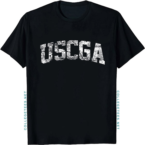 USCGA Arch Vintage Retro College Athletic Sports T-Shirt