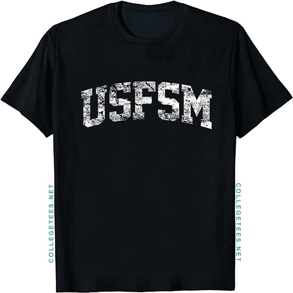 USFSM Arch Vintage Retro College Athletic Sports T-Shirt