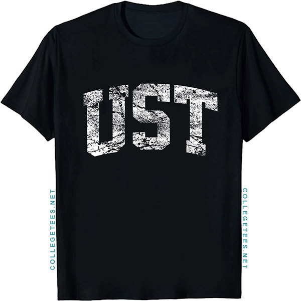 UST Arch Vintage Retro College Athletic Sports T-Shirt
