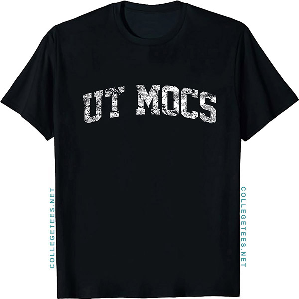 UT MOCS Arch Vintage Retro College Athletic Sports T-Shirt