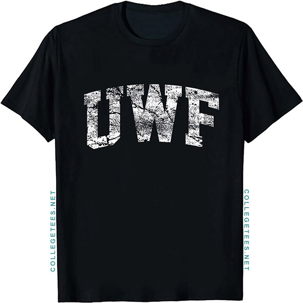 UWF Arch Vintage Retro College Athletic Sports T-Shirt