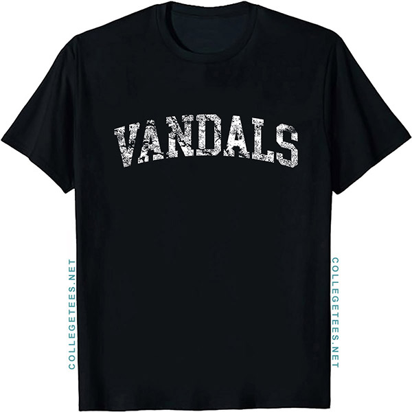 Vandals Arch Vintage Retro College Athletic Sports T-Shirt
