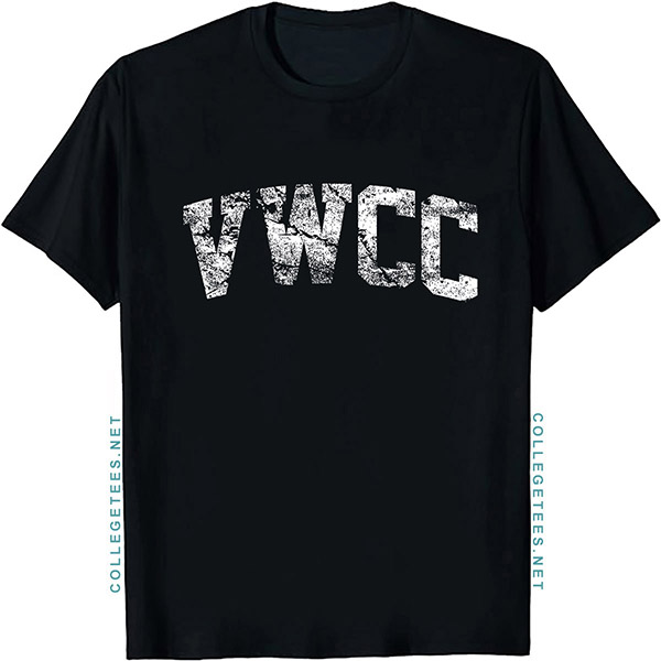 VWCC Arch Vintage Retro College Athletic Sports T-Shirt