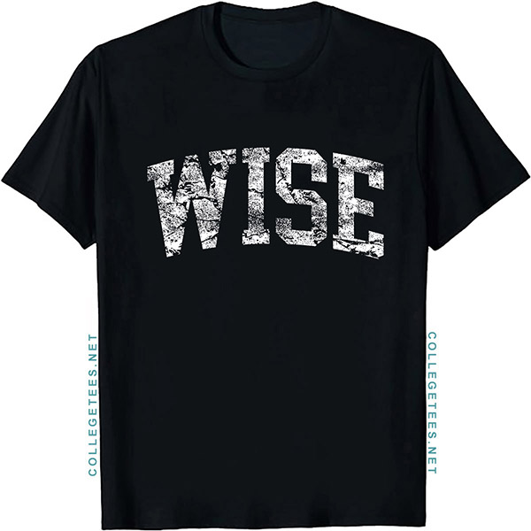 Wise Arch Vintage Retro College Athletic Sports T-Shirt