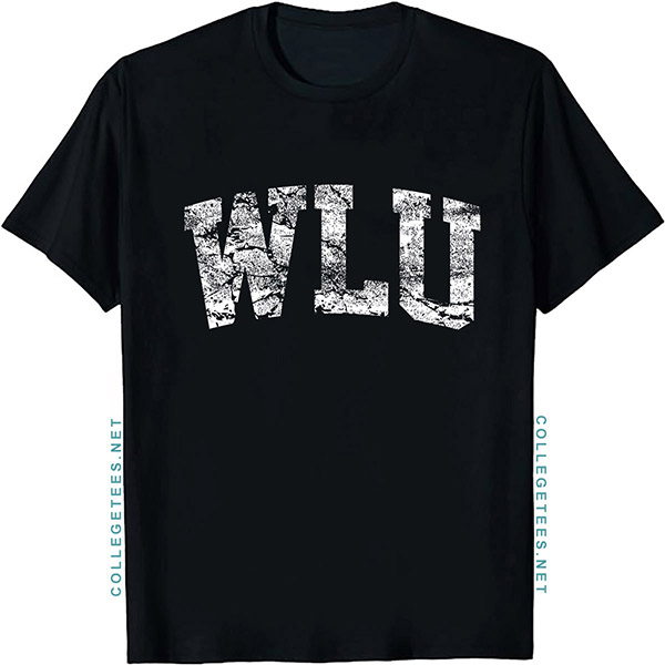 WLU Arch Vintage Retro College Athletic Sports T-Shirt