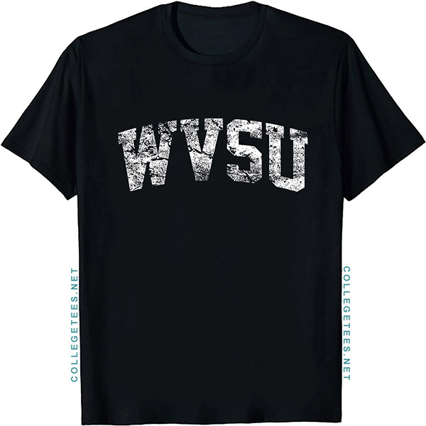 WVSU Arch Vintage Retro College Athletic Sports T-Shirt